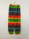 Bright Elephant Print Harem Trousers