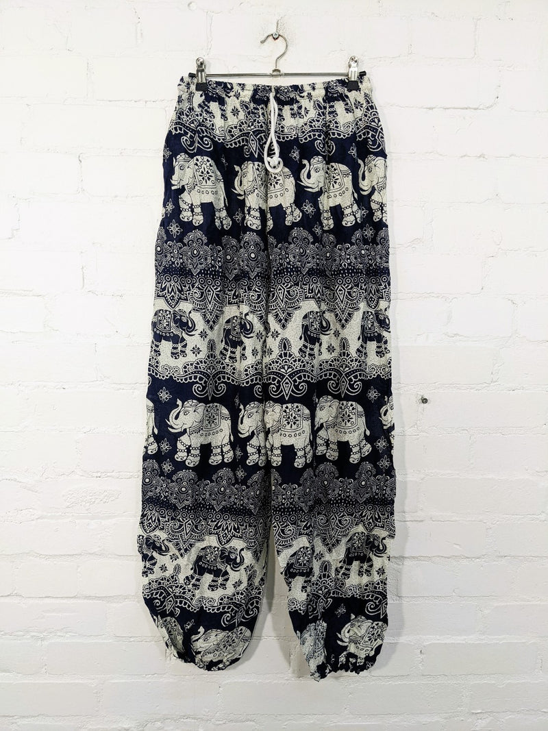 Assorted Elephant Print Harem Trousers