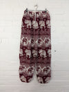 Assorted Elephant Print Harem Trousers