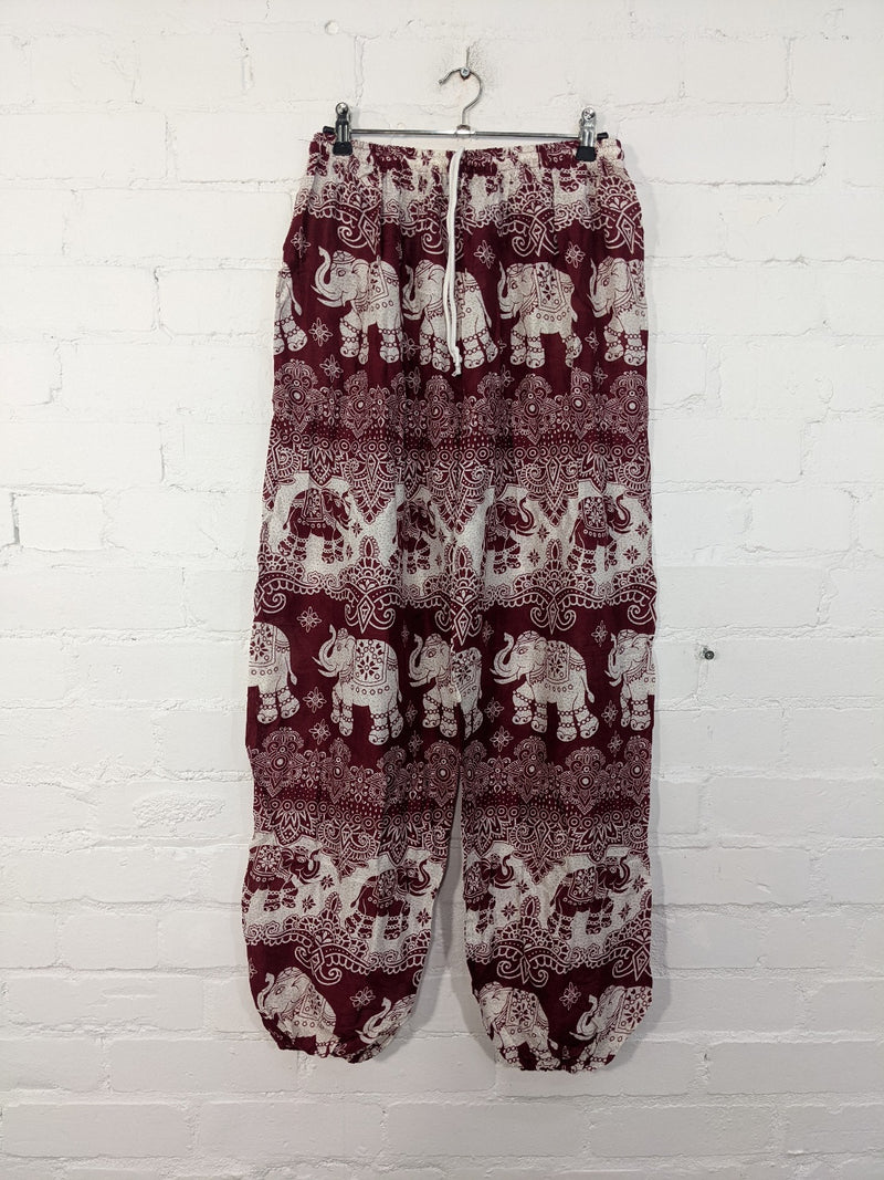Assorted Elephant Print Harem Trousers