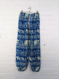 Assorted Elephant Print Harem Trousers