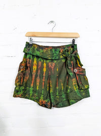 Tie Dye Pocket Shorts