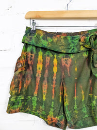 Tie Dye Pocket Shorts