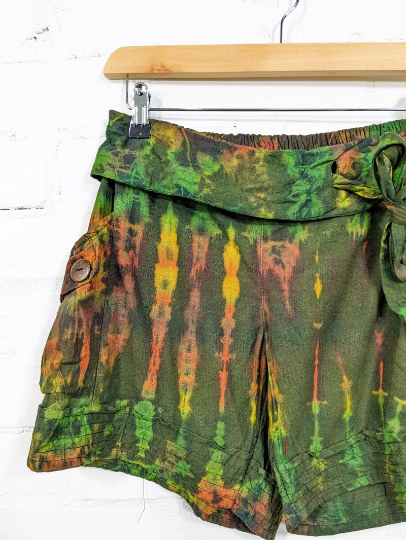 Tie Dye Pocket Shorts