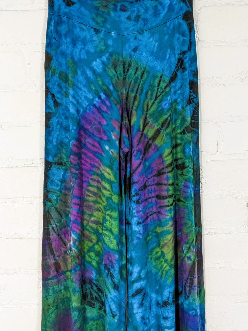 Bright Tie Dye Wide Leg Trousers
