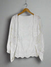 3/4 Sleeve Open Top