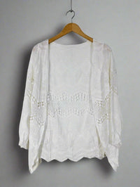 3/4 Sleeve Open Top