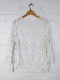 3/4 Sleeve Open Top