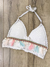 Crochet Halter Neck Crop Top