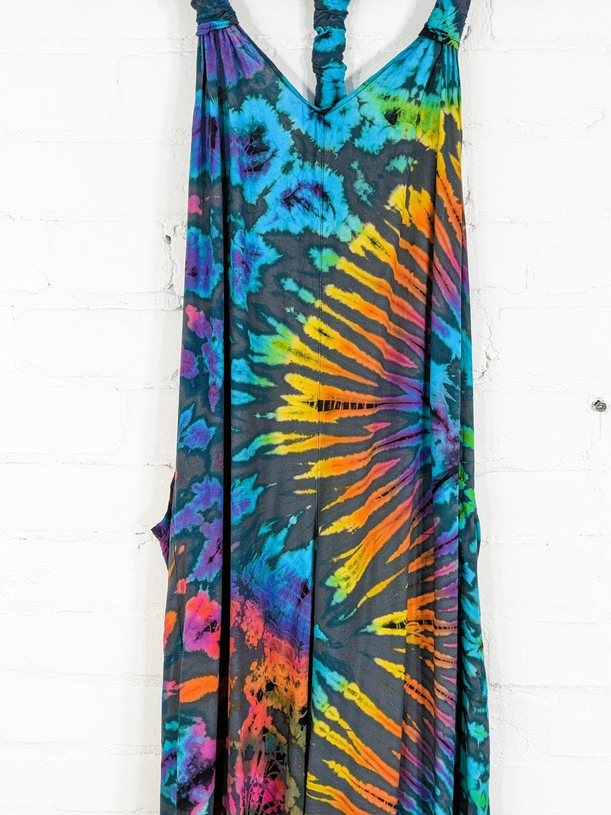 Assorted Tie Dye Harem Dungarees