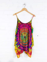 Assorted Tie Dye Strappy Vest