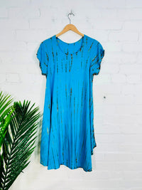 Short Sleeve Midi Dress