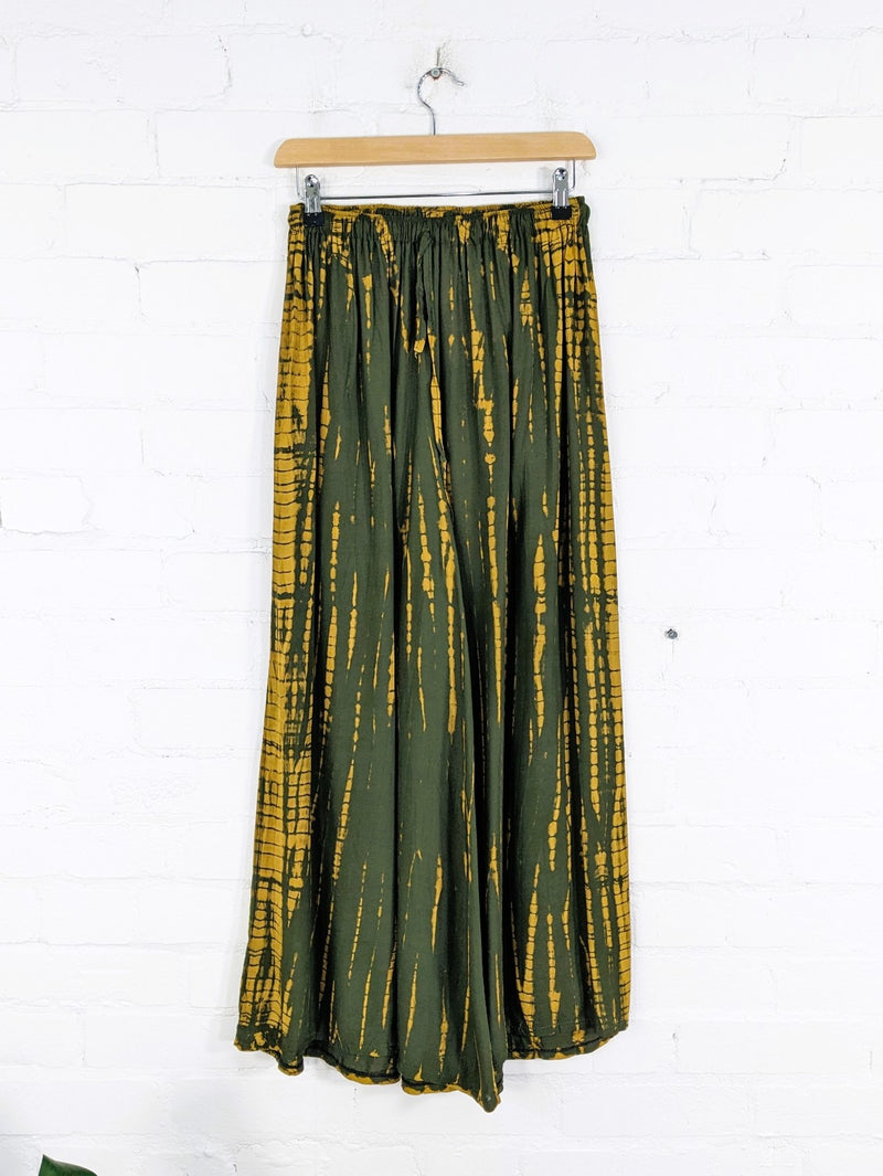 Snake Tie Dye Wide Trousers