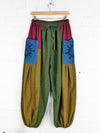 Multi Patch Harem Trousers