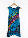 Bright Assorted Tie Dye Sleeveless Tunic