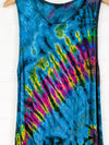 Bright Assorted Tie Dye Sleeveless Tunic