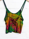 Bright Assorted Tie Dye Cropped Vest