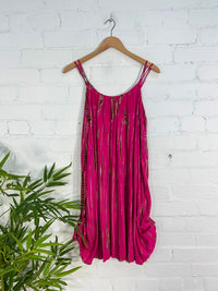 Strappy Loose Midi Dress
