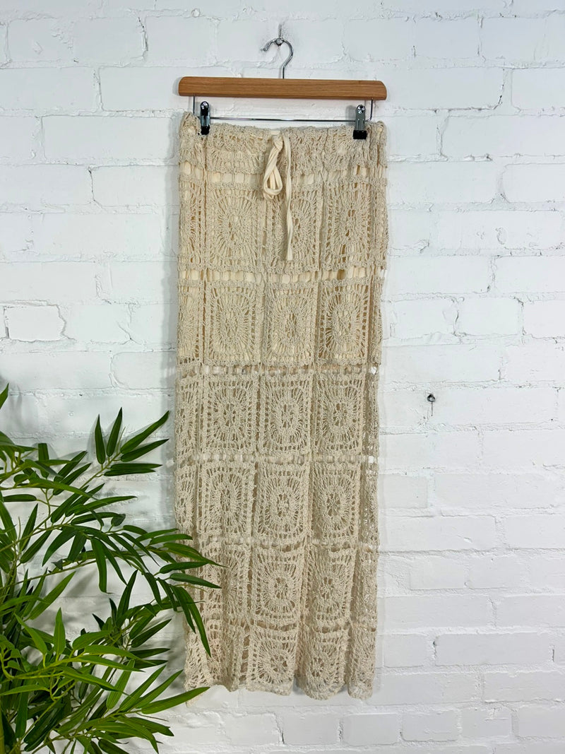 Long Crochet Skirt