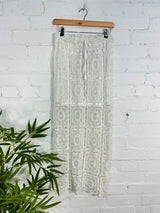 Long Crochet Skirt