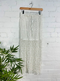 Long Crochet Skirt
