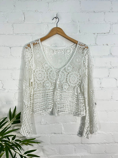 Crochet Long Sleeve Top