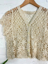 Crochet Short Sleeve Cardi