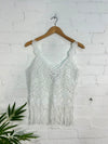 Crochet Tassel Vest Top