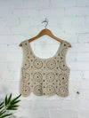 Crochet Boxy Vest Top