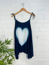 Tie Dye Long Vest Top