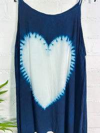 Tie Dye Long Vest Top