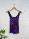 Tie Dye Strappy Vest Top