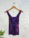 Tie Dye Strappy Vest Top
