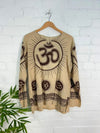 Ohm Print Long Sleeve Top