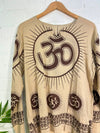 Ohm Print Long Sleeve Top