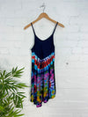 Tie Dye Strappy Short Dress