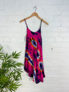 Tie Dye Strappy Short Dress