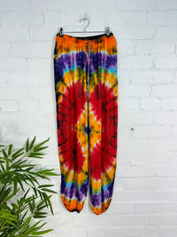 Multi Tie Dye Harem Trousers