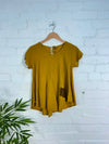 Flower Print Short Sleeve Top