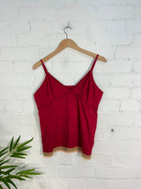 Strappy Vest With Trim