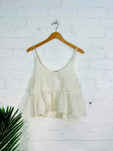 Peplum Strappy Vest