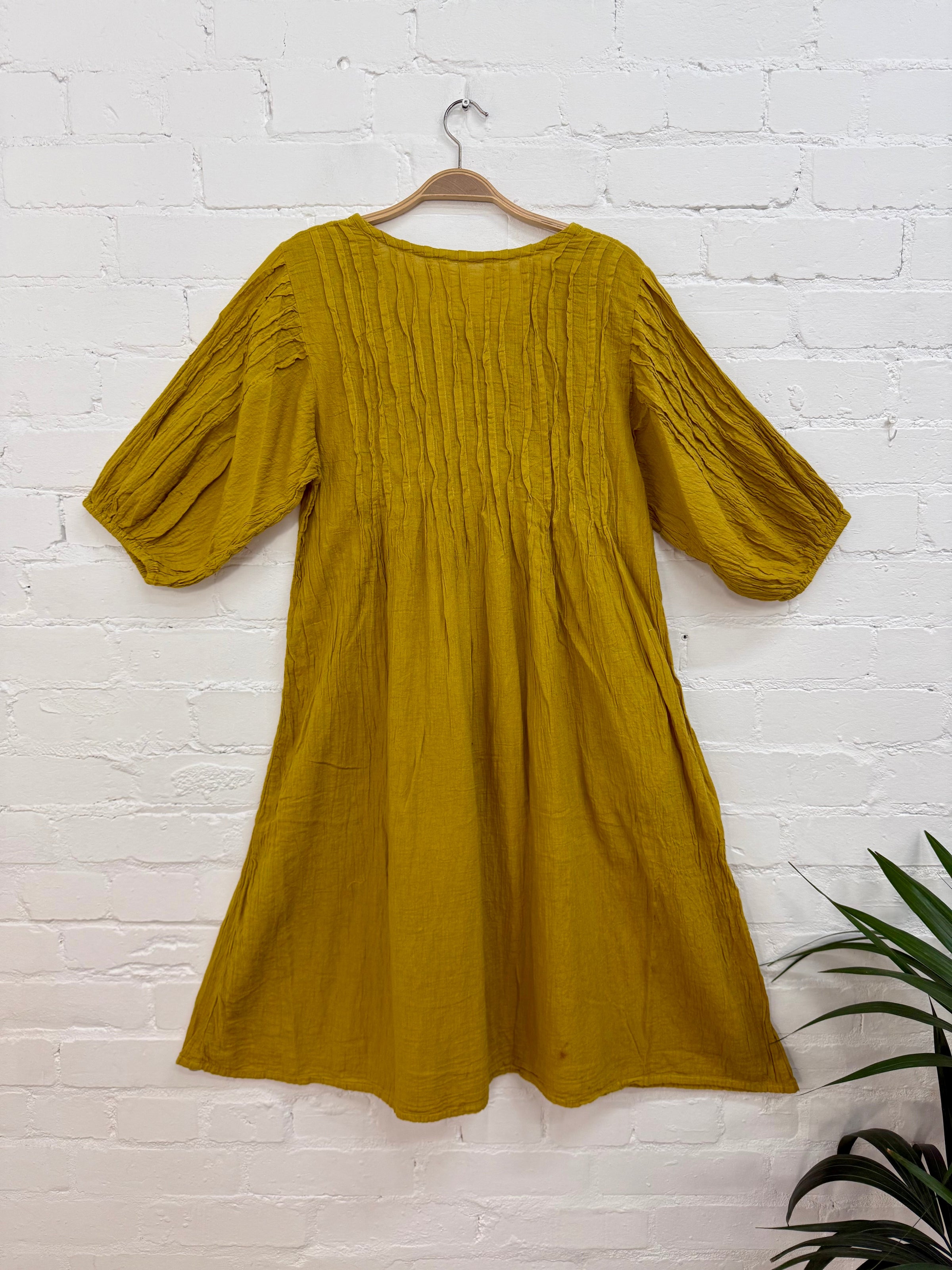 Short Sleeve Loose Midi Dress