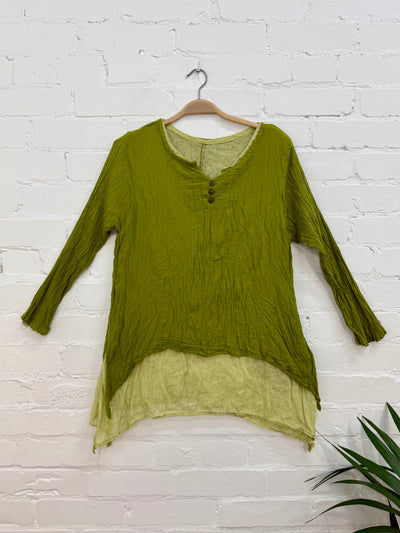 Layered Long Sleeve Top