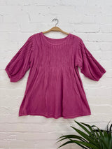 3/4 Sleeve Loose Top