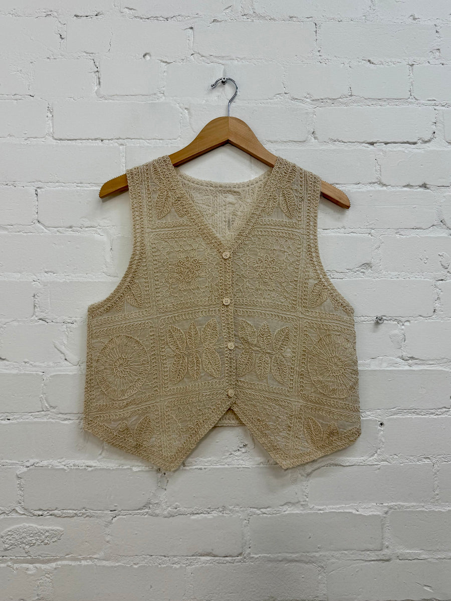 Embroidered Elegant Womens Waistcoat