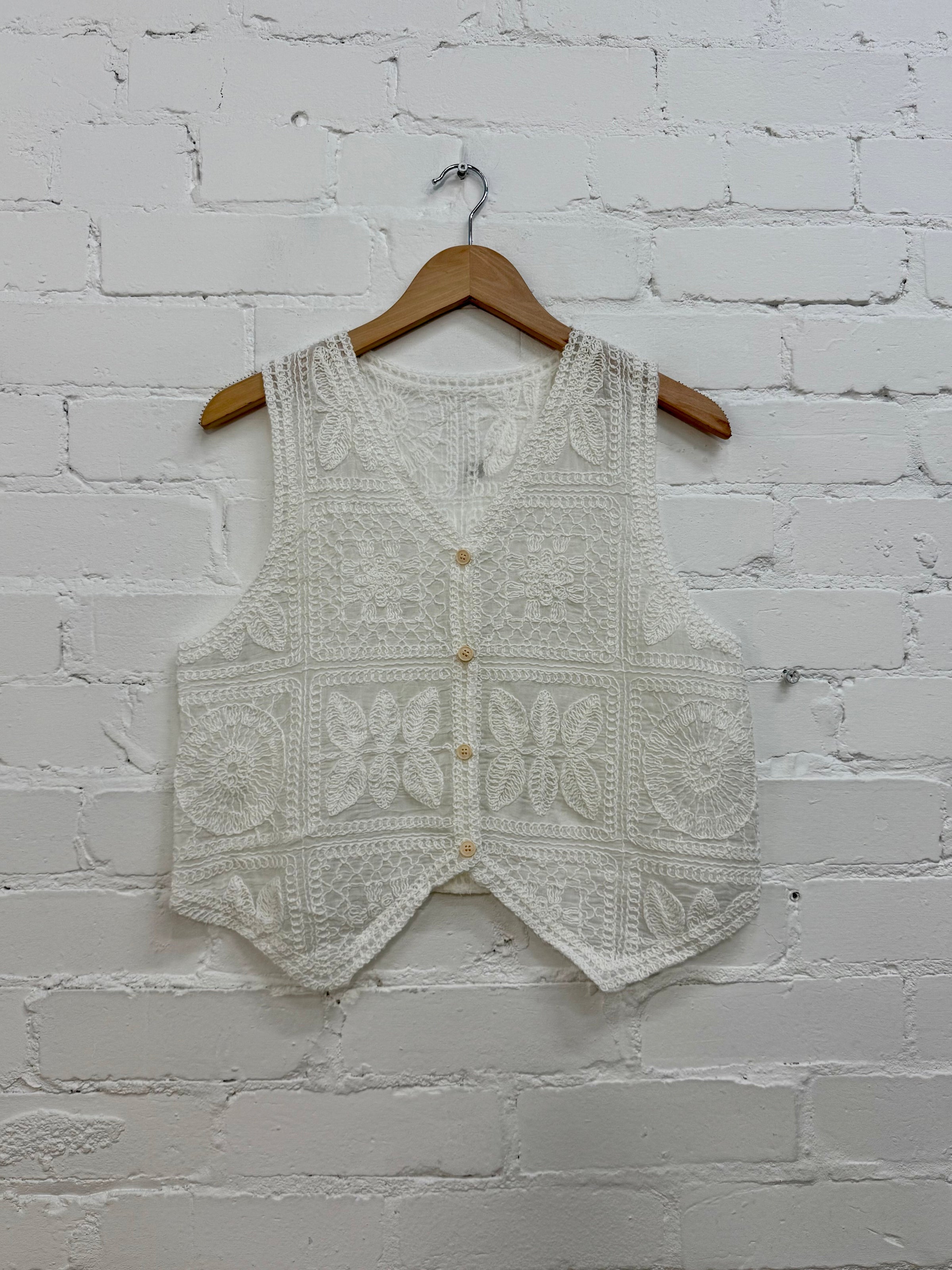 Embroidered Elegant Womens Waistcoat