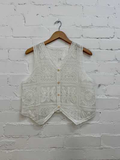 Embroidered Elegant Womens Waistcoat