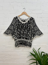 Embroirdered Short Sleeve Top