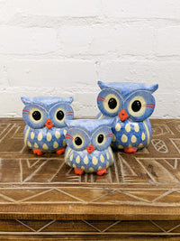 Set of Three Owls