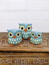 Set of Three Owls